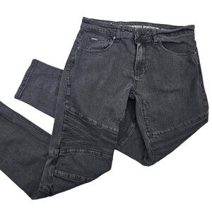 Versace V-19-69 Abbigliamento Sportivo‎ SRL Black Skinny Jeans Men's 32x32 EUC